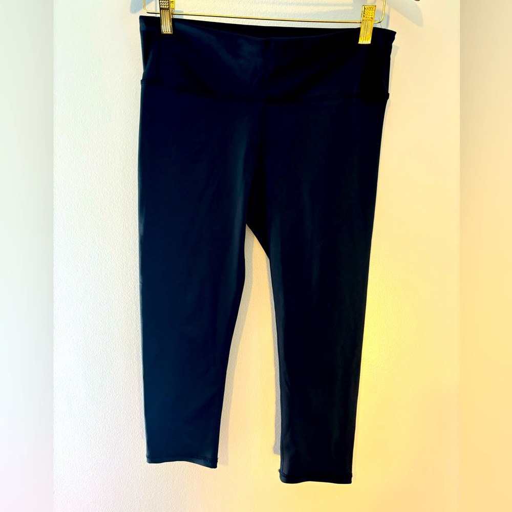 Leggings, Copper Fit, women’s black size large , crop length legging